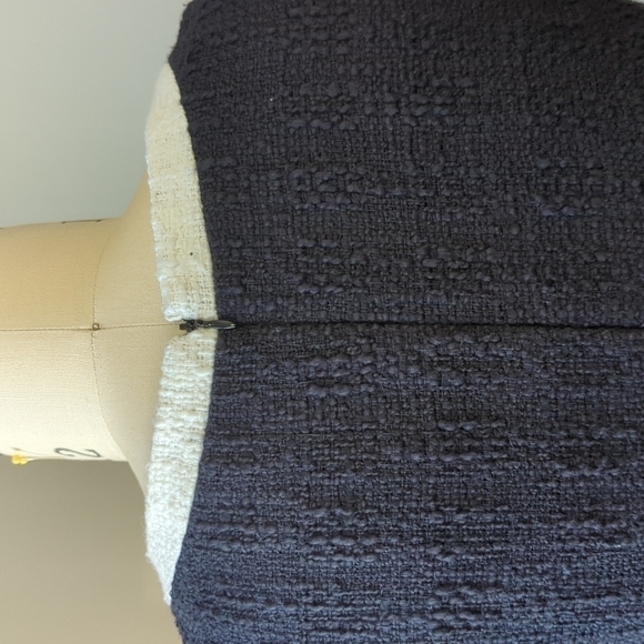 Nanette Nanette Lepore Tweed Colorblock Sheath Dress Black White 10 preppy - Picture 6 of 9